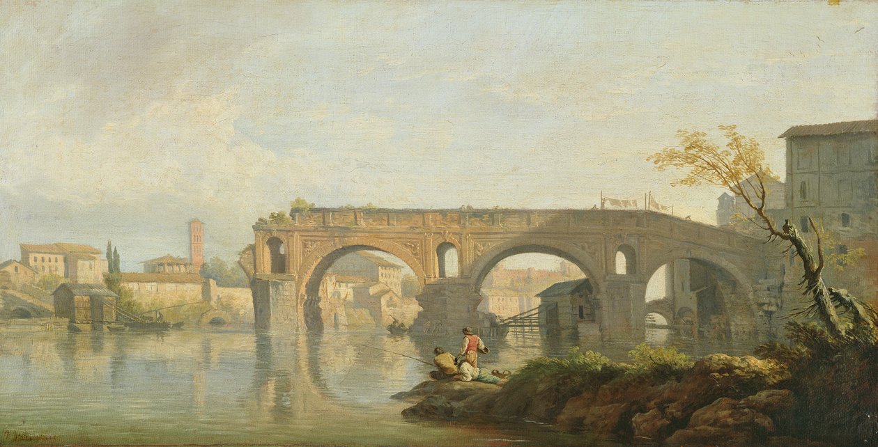 Il Ponte Rotto, Roma da Claude Joseph Vernet