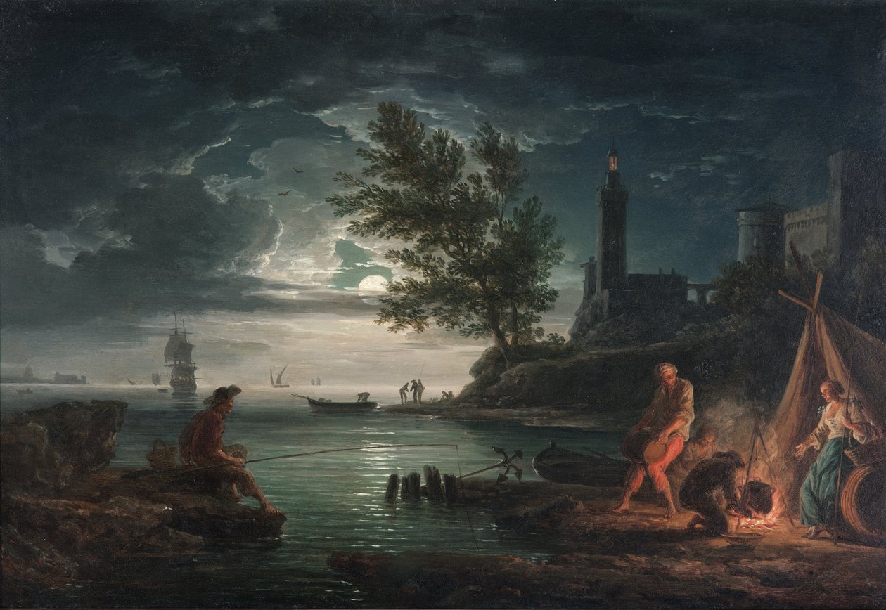 Le quattro ore del giorno - Notte da Claude Joseph Vernet