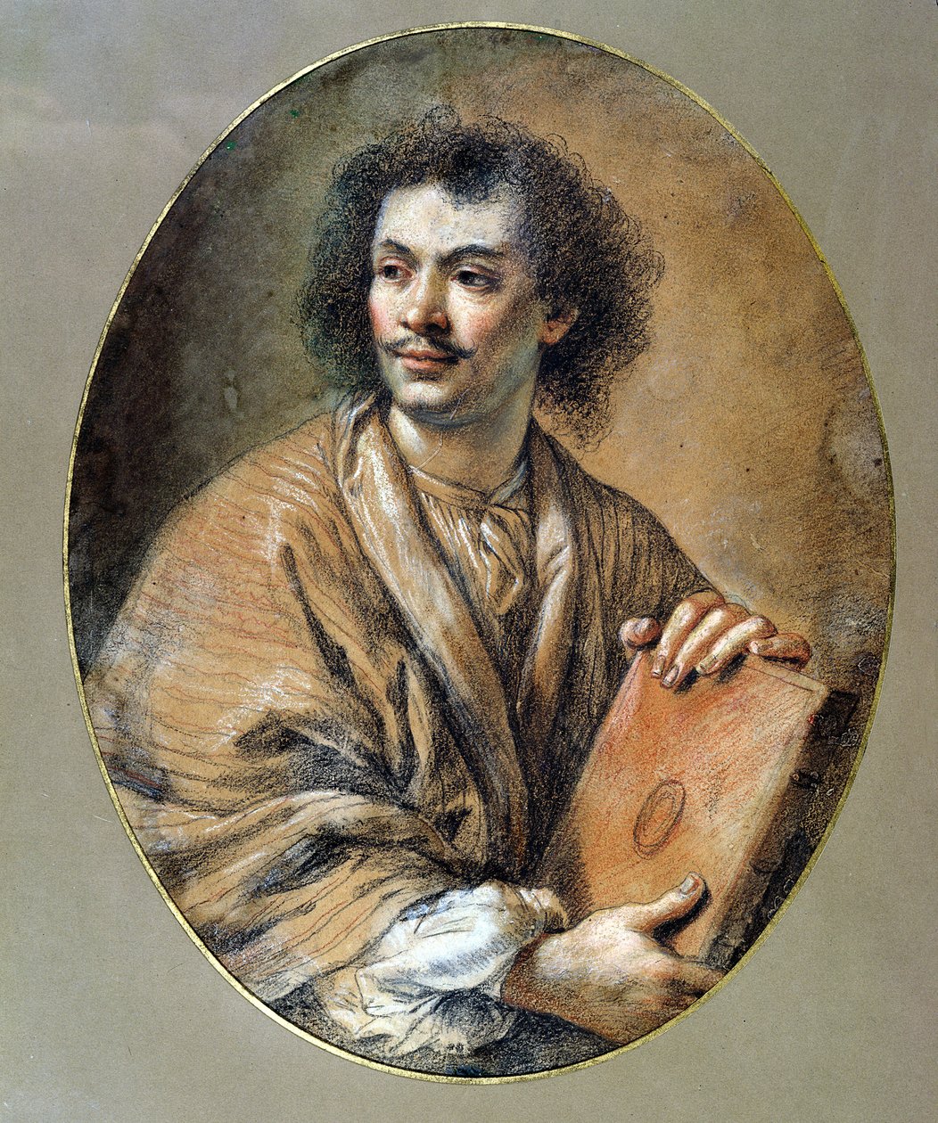 Ritratto di Molière (1622-73) da Claude Lefebvre