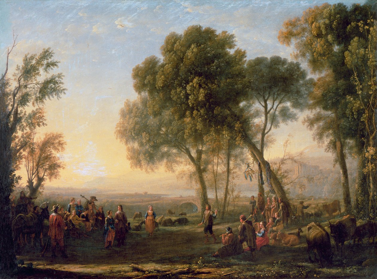 Paesaggio con danza campestre da Claude Lorrain