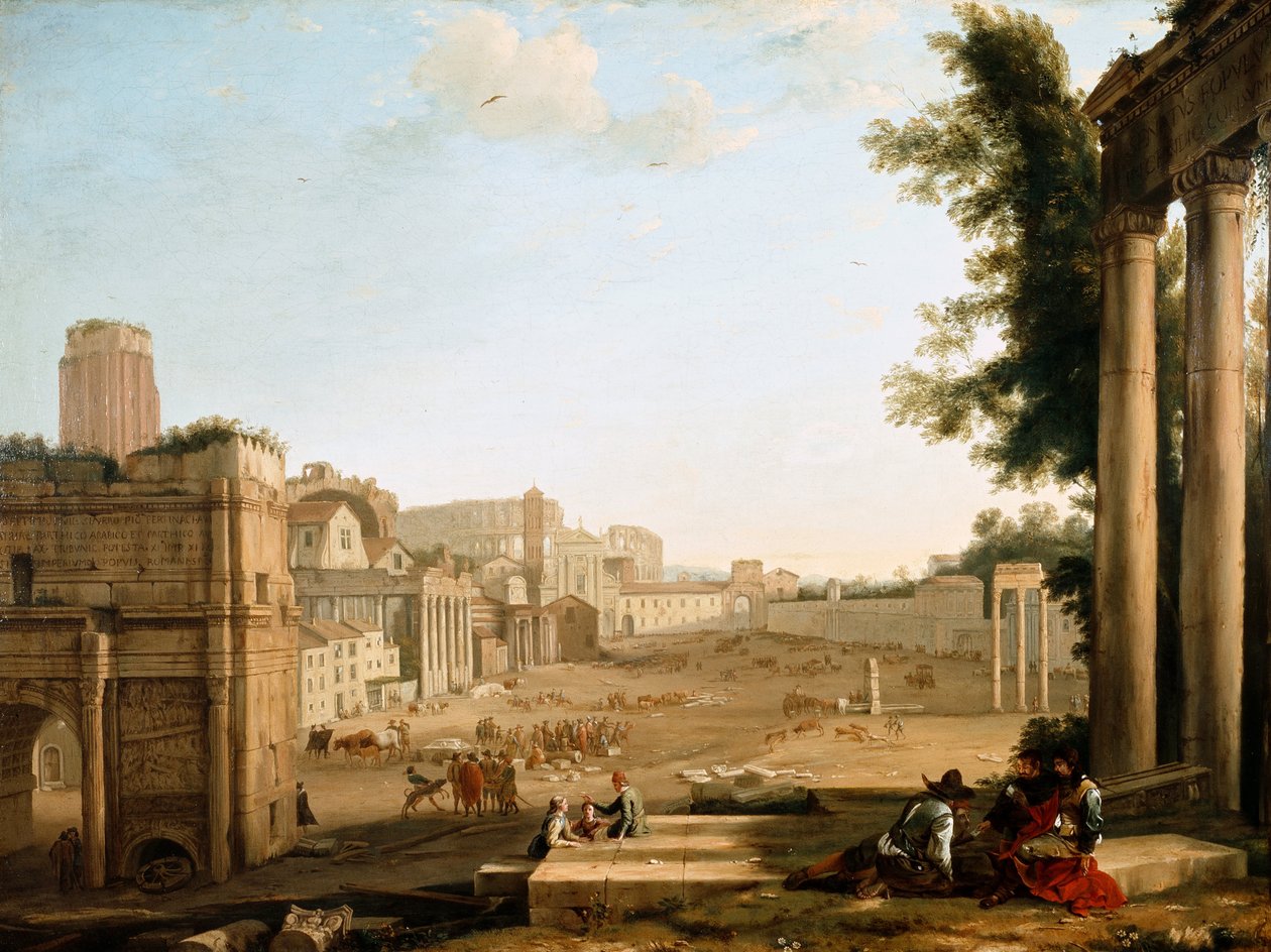 Il Campo Vaccino, Roma da Claude Lorrain