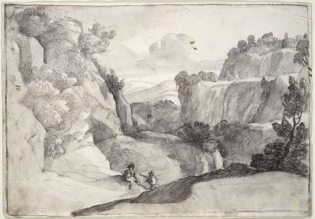 Le cascate di Tivoli da Claude Lorrain