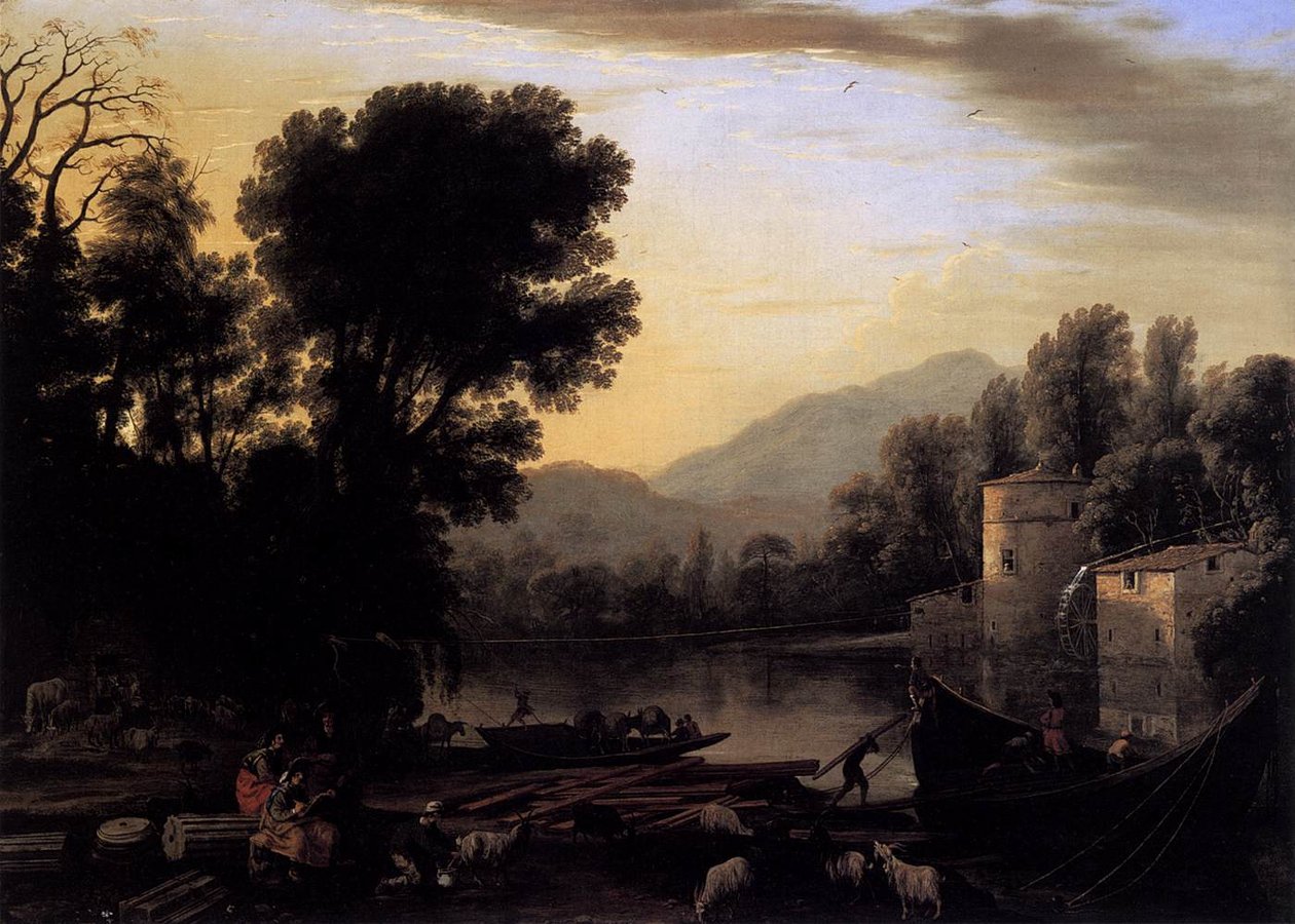 Il mulino da Claude Lorrain