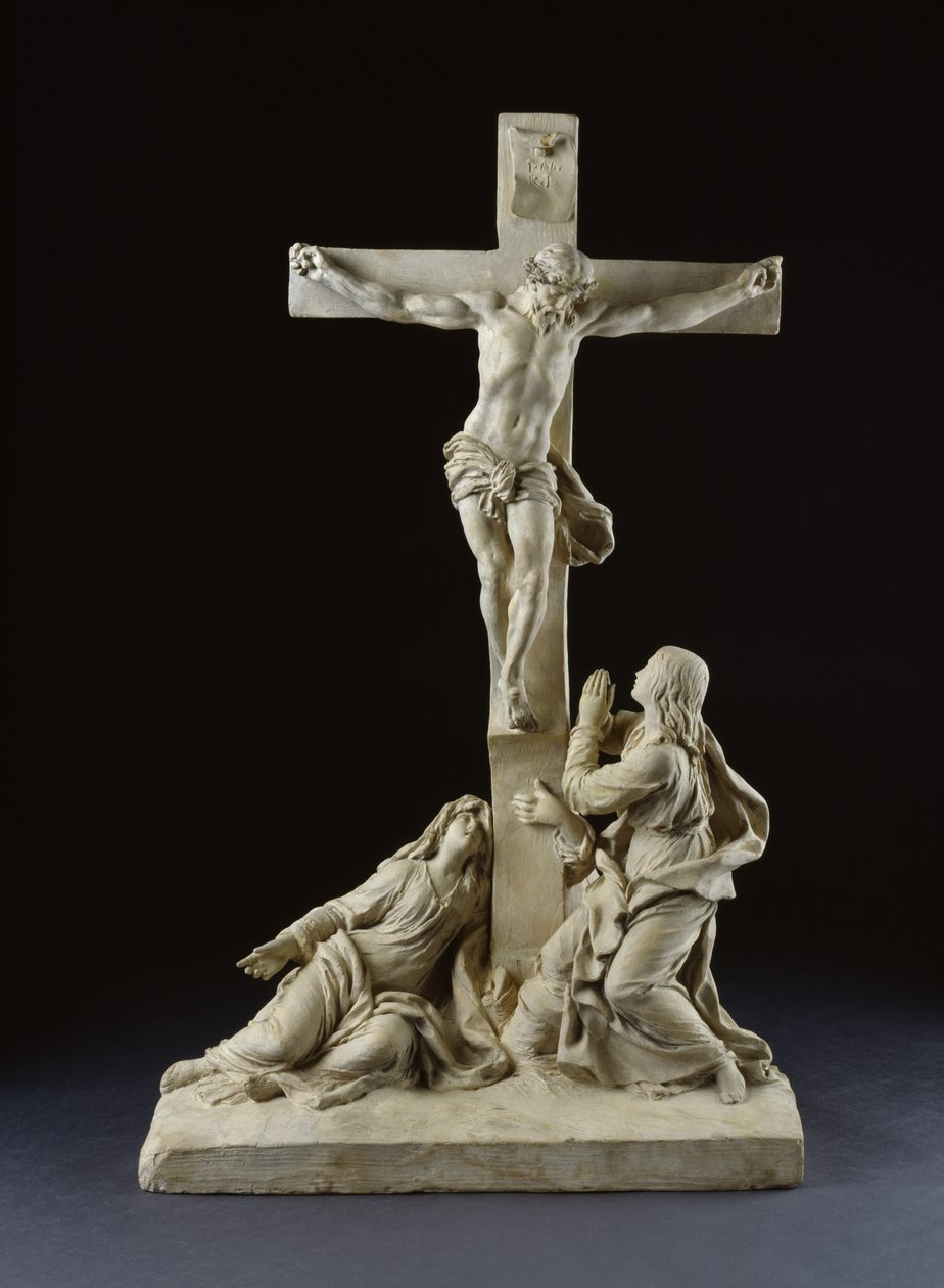 Crocifissione, con la Vergine Maria e San Giovanni Evangelista, 1785 da Claude Michel Clodion