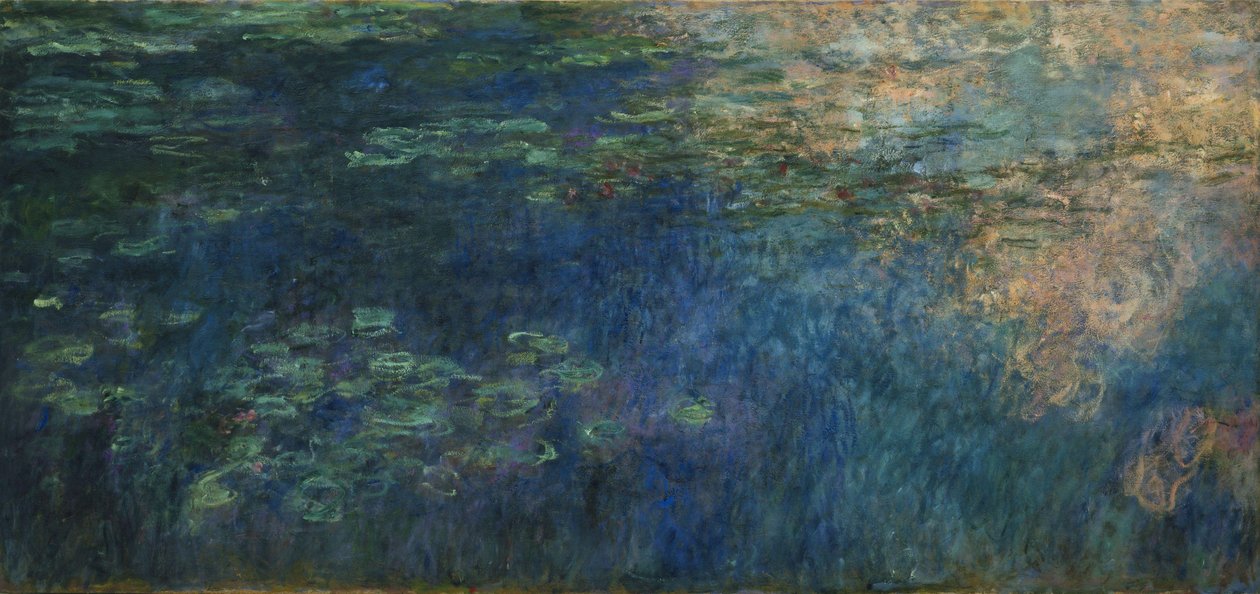 Riflessi di nuvole sullo stagno delle ninfee da Claude Monet