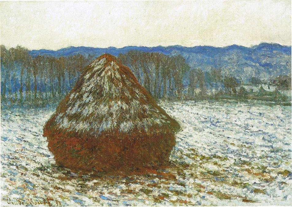 Mucchio di grano da Claude Monet