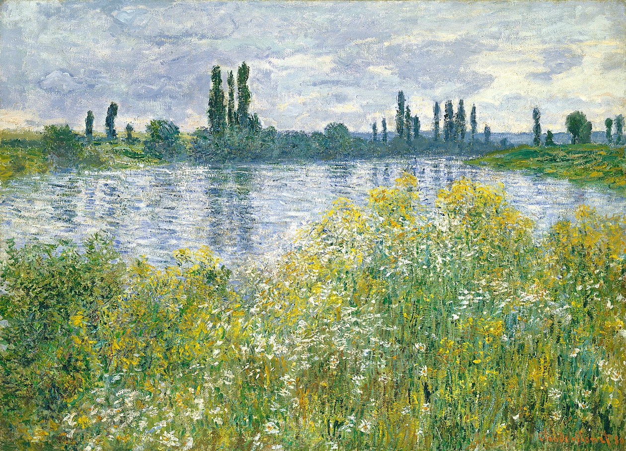 Rive della Senna, Vetheuil, 1880 da Claude Monet