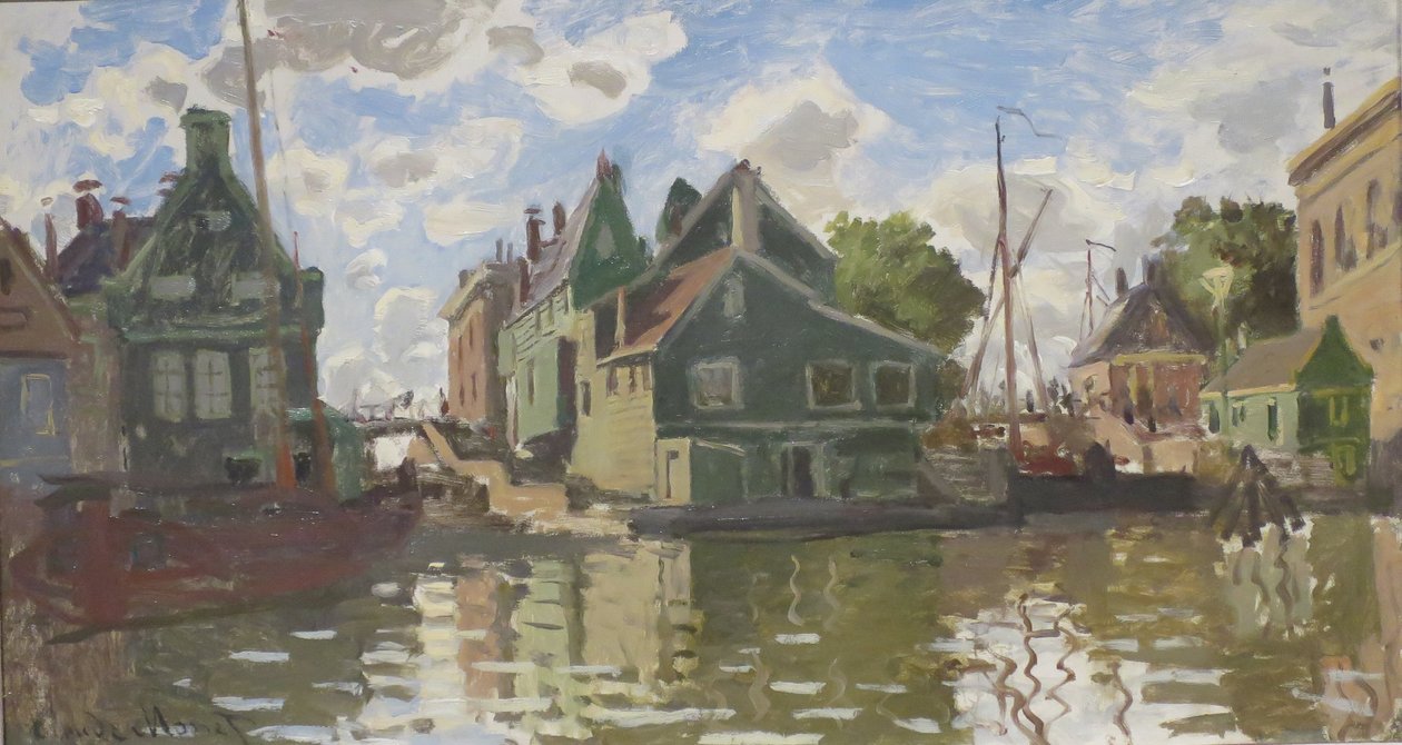 Canale a Zaandam da Claude Monet