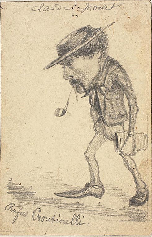 Caricatura di Henri Cassinelli da Claude Monet