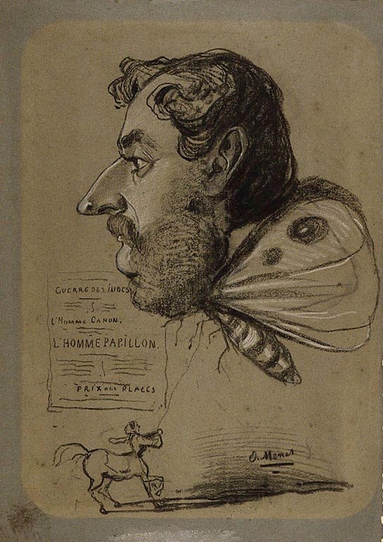 Caricatura di Jules Didier da Claude Monet