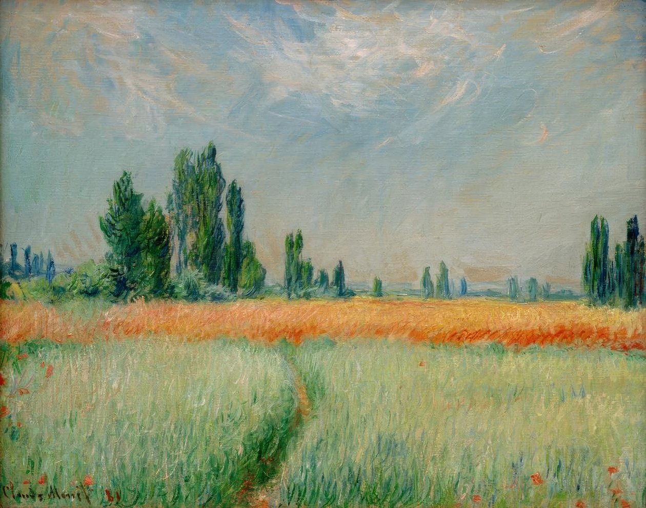 Campo di grano da Claude Monet