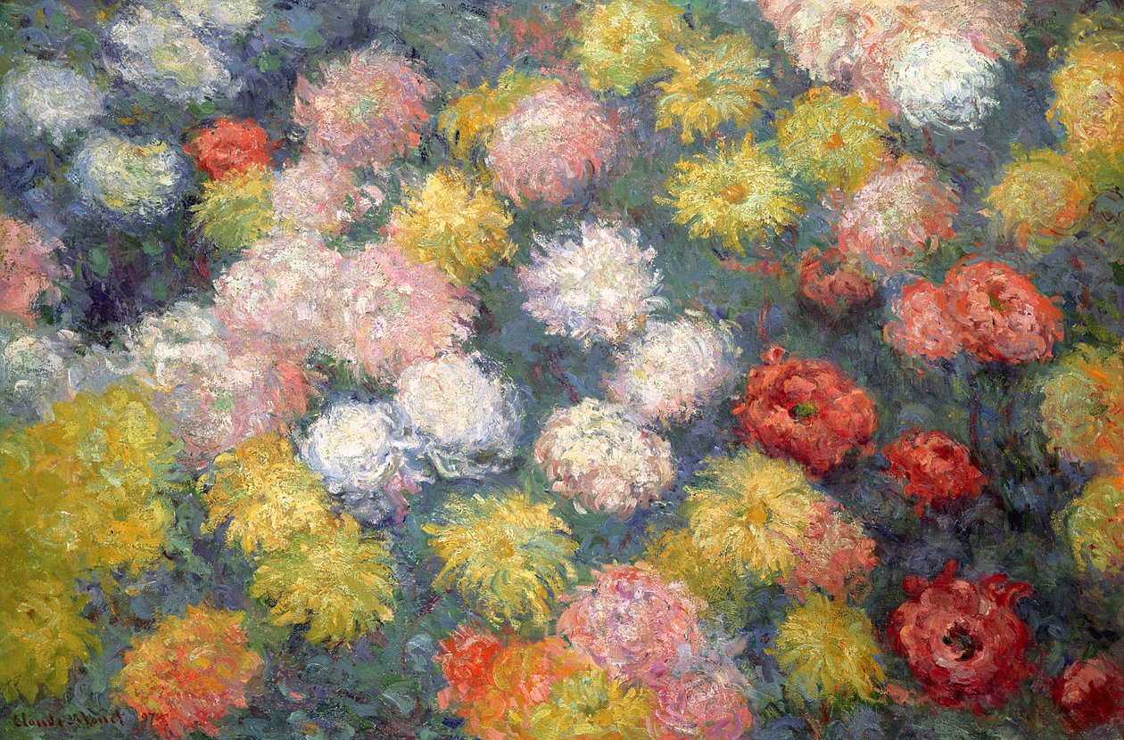 Crisantemi, 1897 da Claude Monet