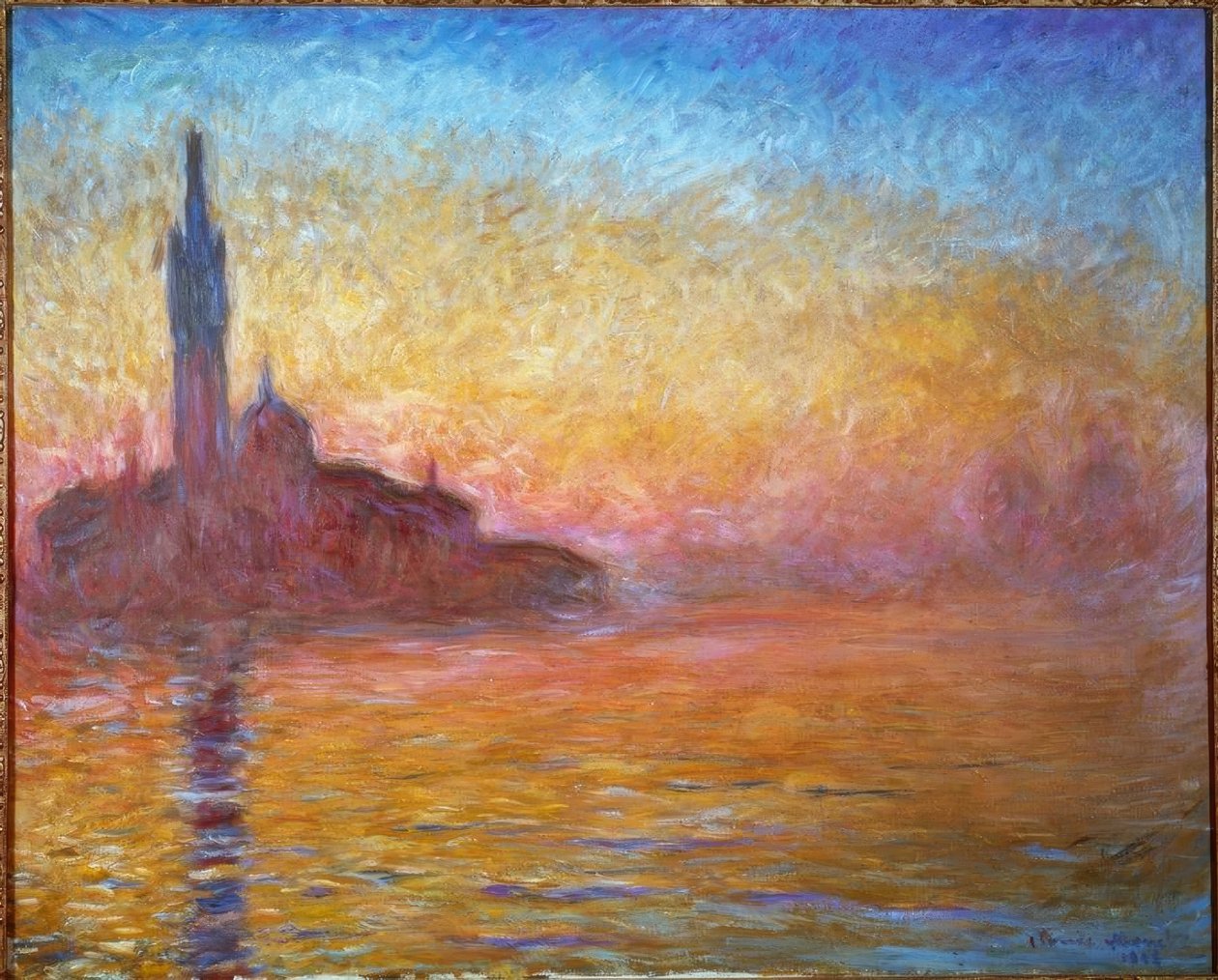 Crepuscolo a Venezia da Claude Monet