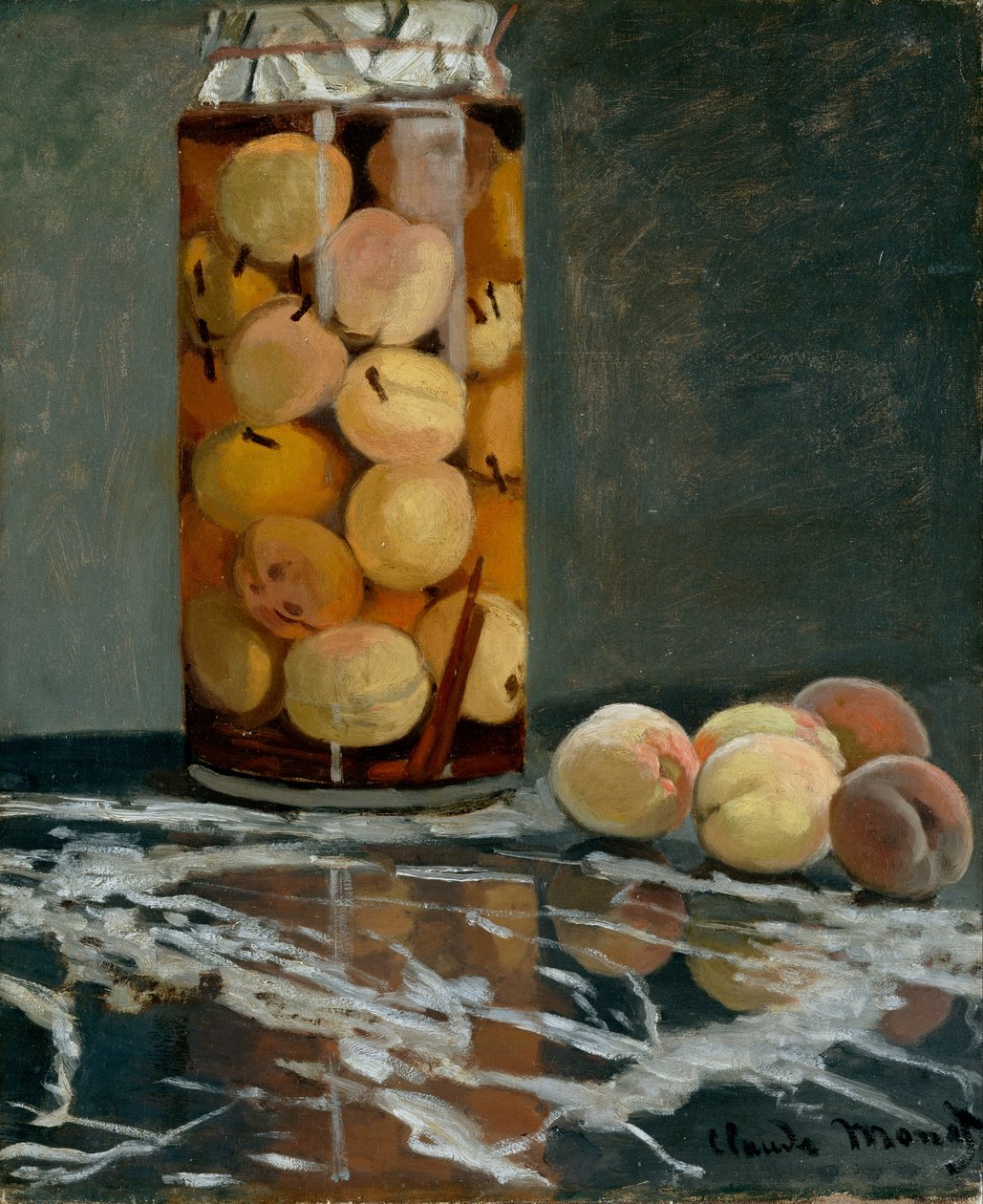 Vaso di Pesche da Claude Monet