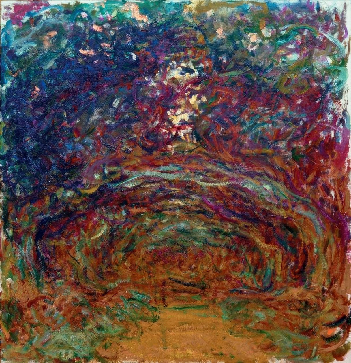 Il viale delle rose da Claude Monet