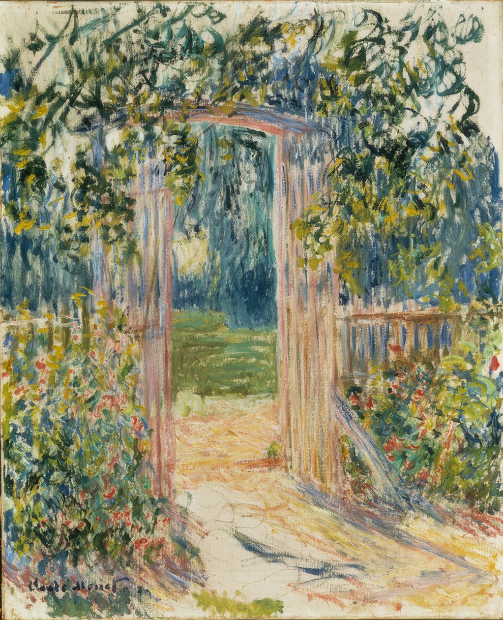 La porta del giardino, Vétheuil da Claude Monet