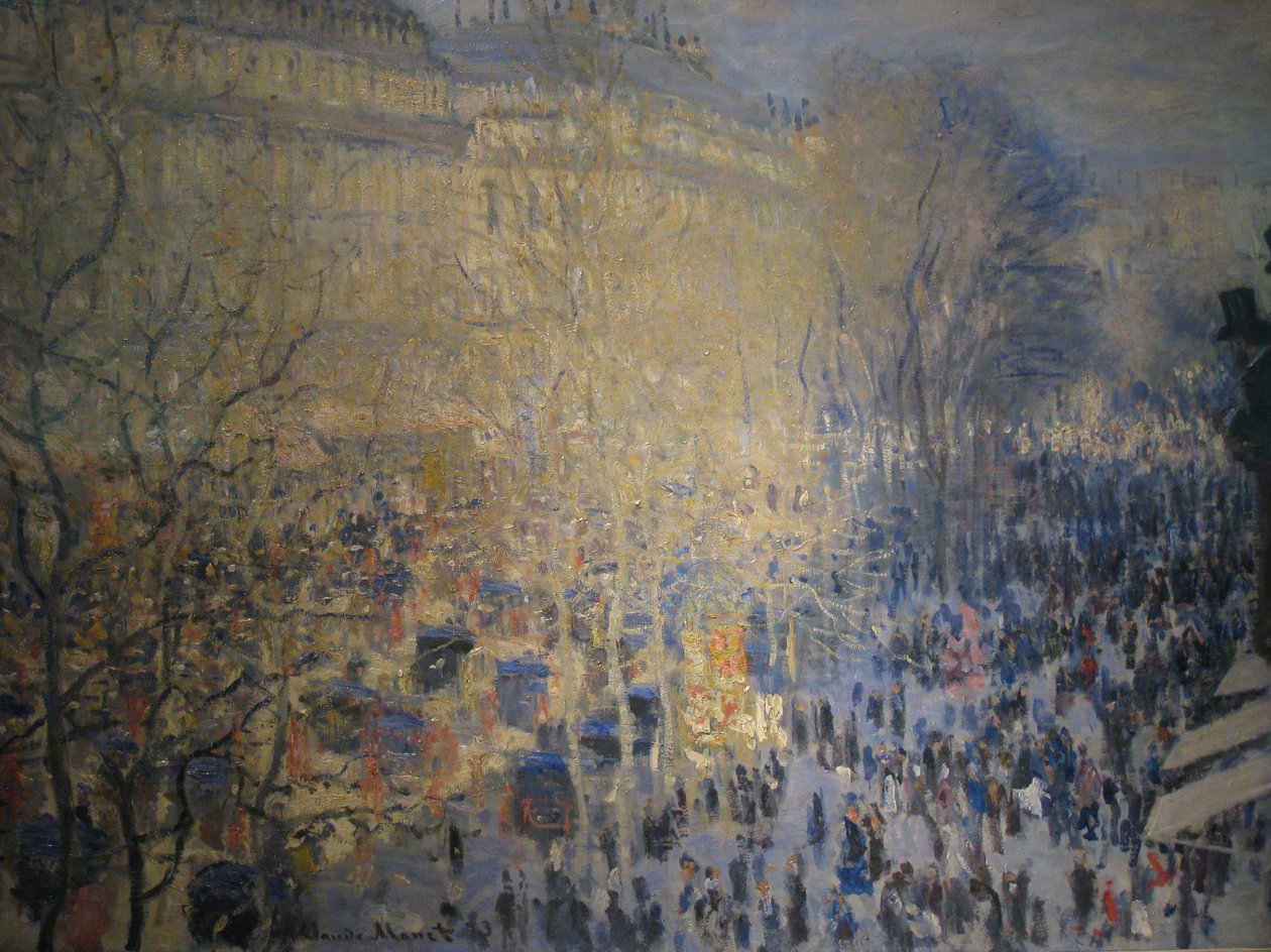Il Boulevard des Capucines da Claude Monet