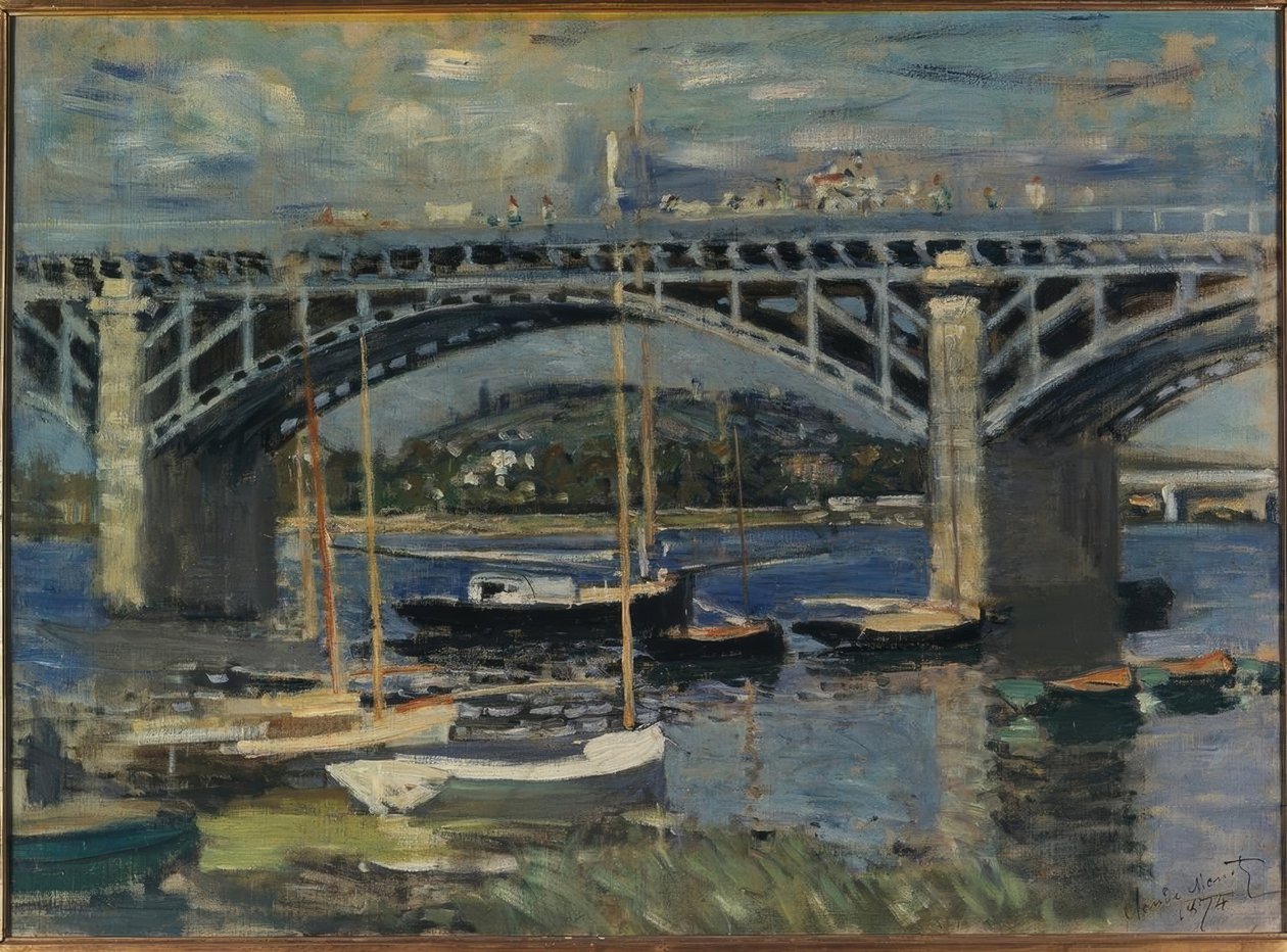 Il ponte di Argenteuil da Claude Monet