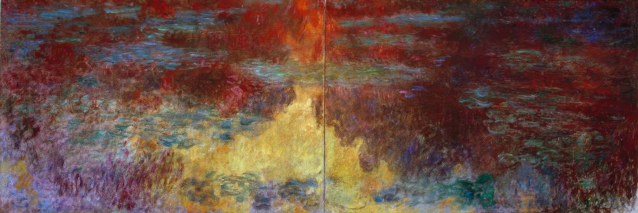 Lo stagno delle ninfee, la sera da Claude Monet
