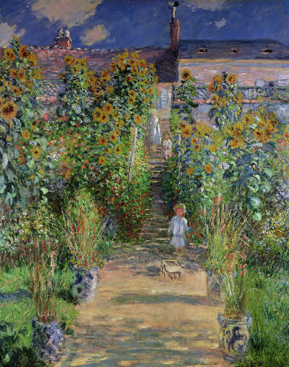 Giardino di Monet a Vétheuil (1880) da Claude Monet