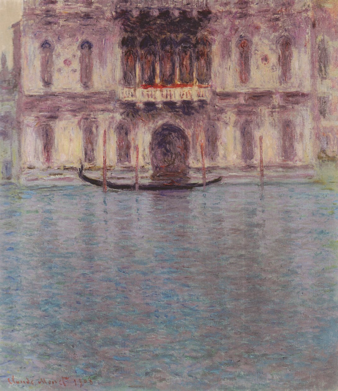 Palazzo Contarini, Venezia da Claude Monet