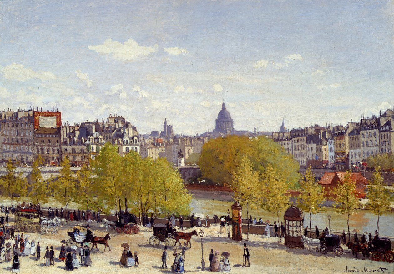 Quai du Louvre da Claude Monet