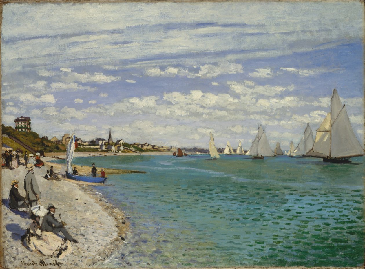 Regata a Sainte-Adresse da Claude Monet