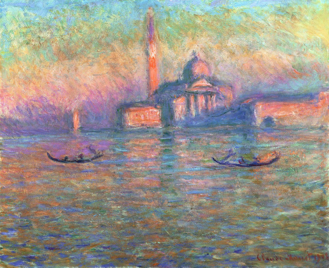 San Giorgio Maggiore, Venezia, 1908 da Claude Monet