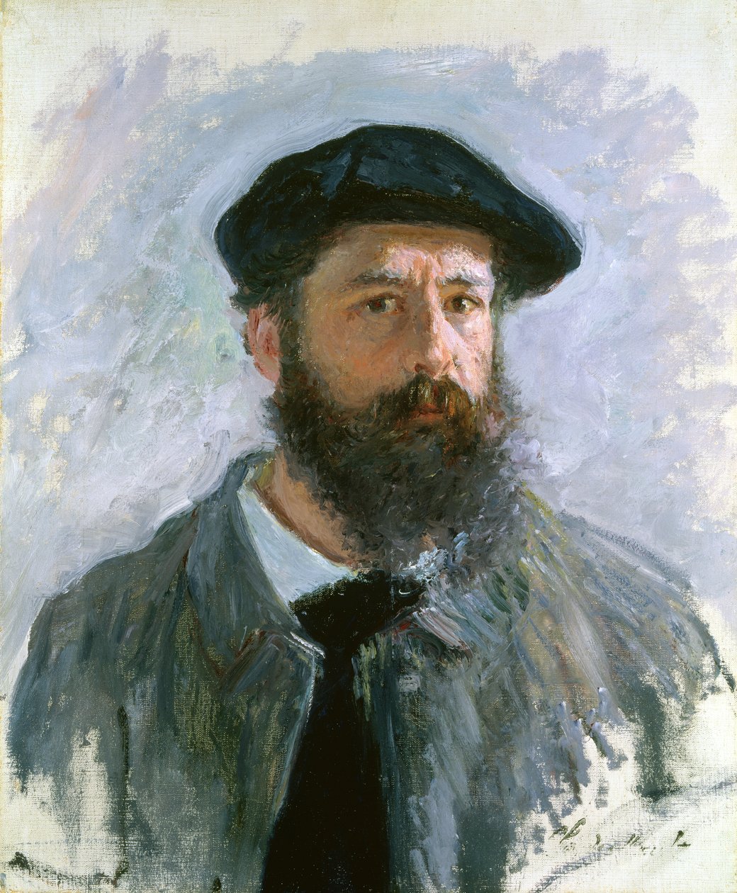 Autoritratto con berretto, 1886 da Claude Monet