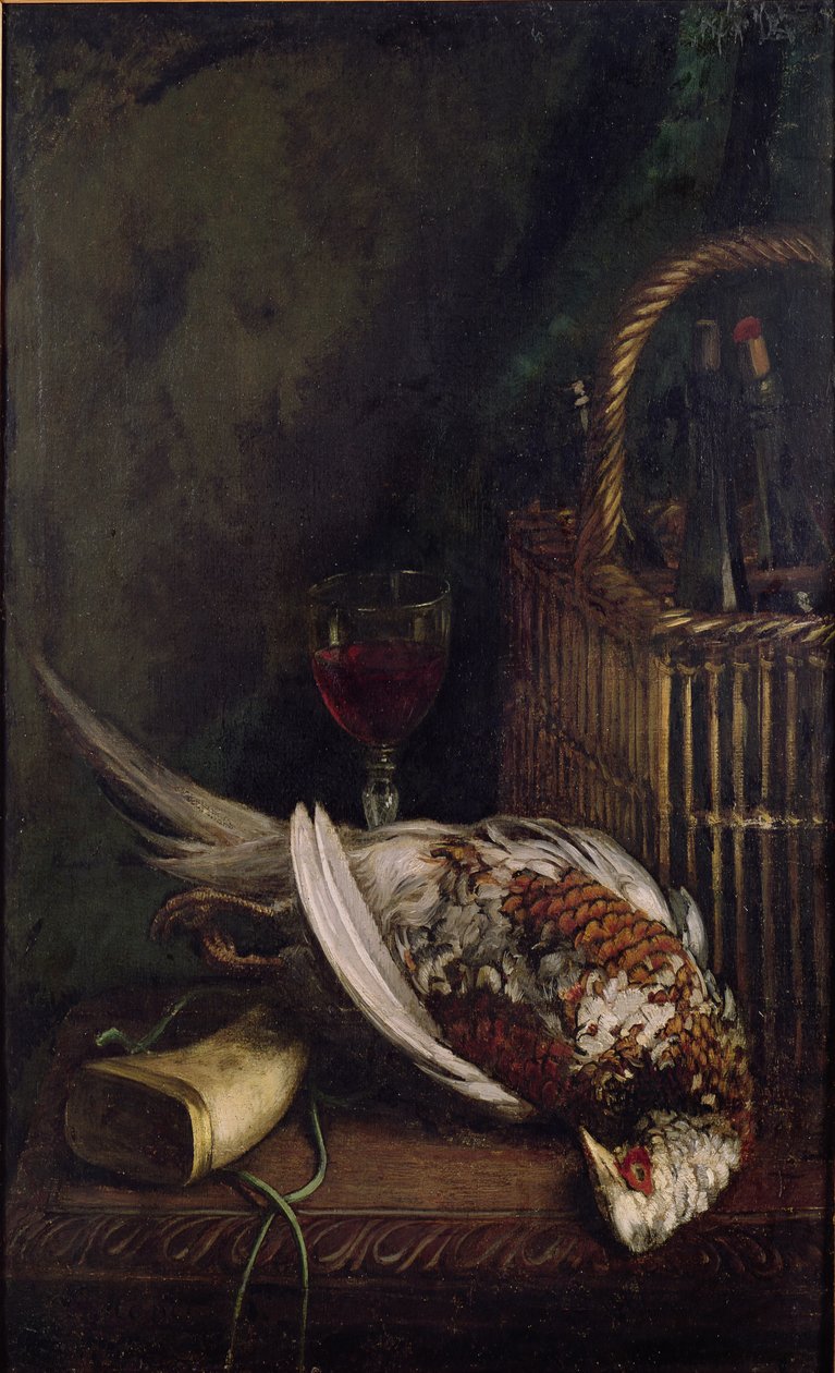 Natura morta con un fagiano, c.1861 da Claude Monet