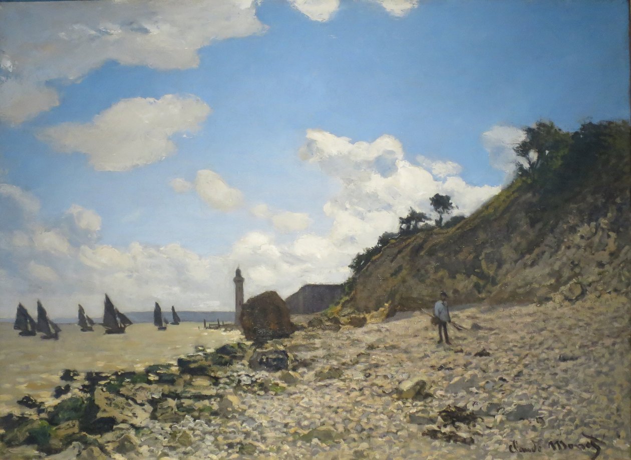 La spiaggia di Honfleur da Claude Monet