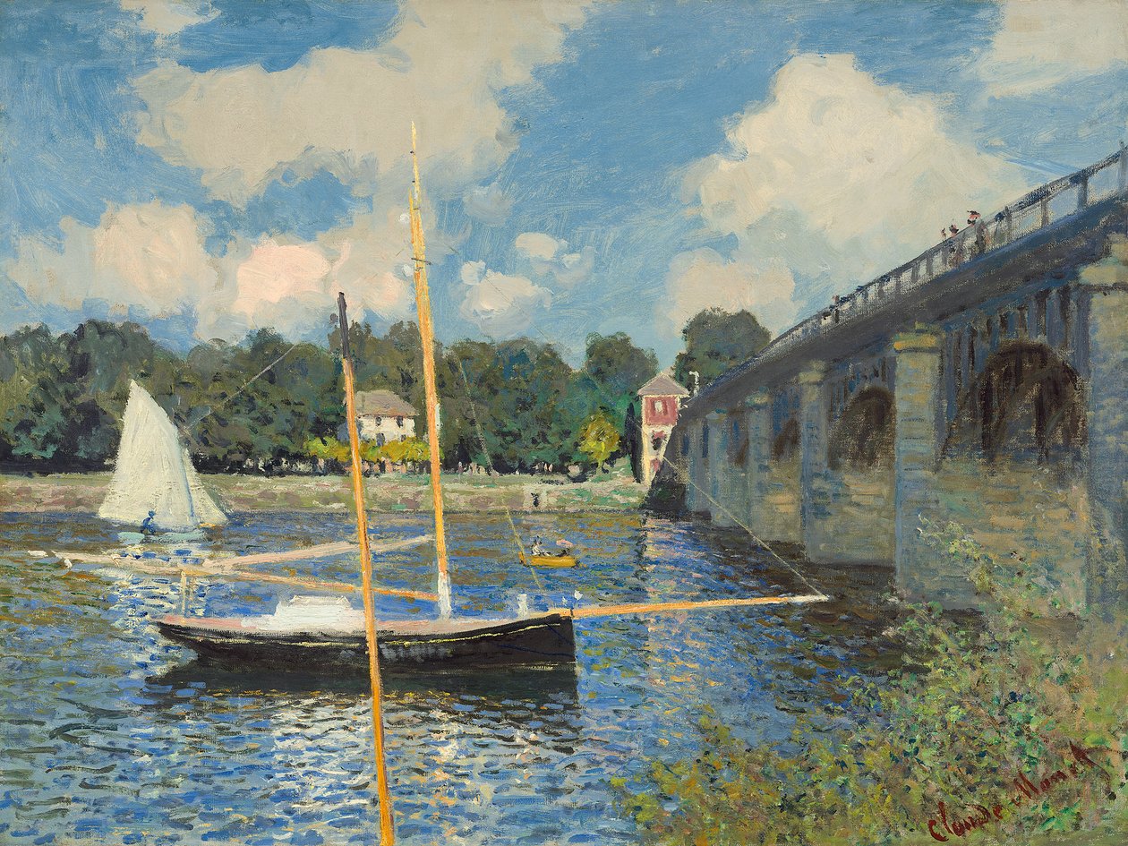 Il ponte di Argenteuil, 1874 da Claude Monet