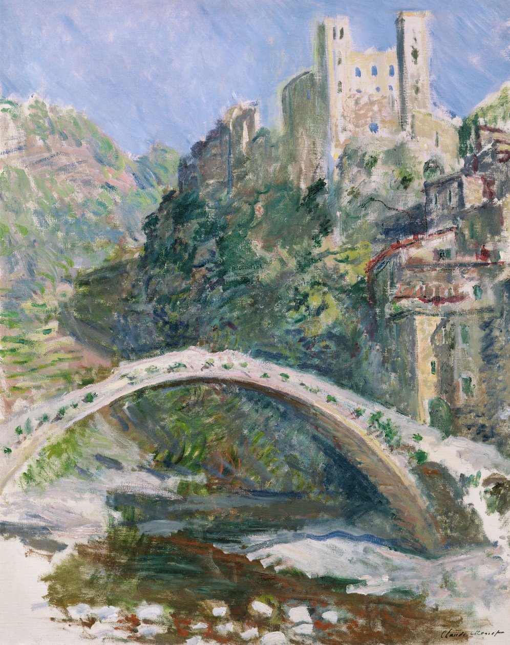 Il Castello di Dolceacqua, 1884 da Claude Monet