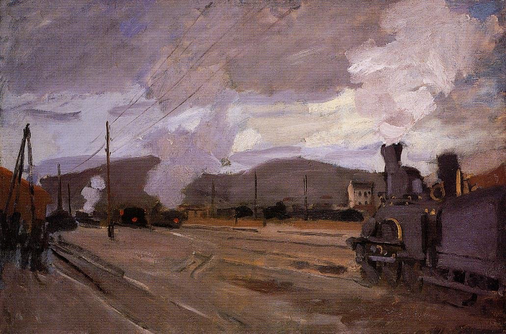 La stazione di Argenteuil da Claude Monet