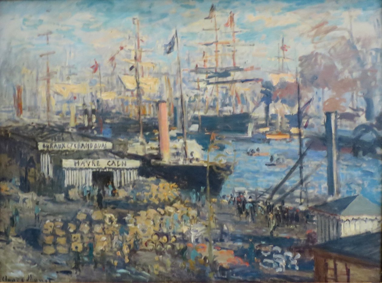 Il grande molo a Havre da Claude Monet