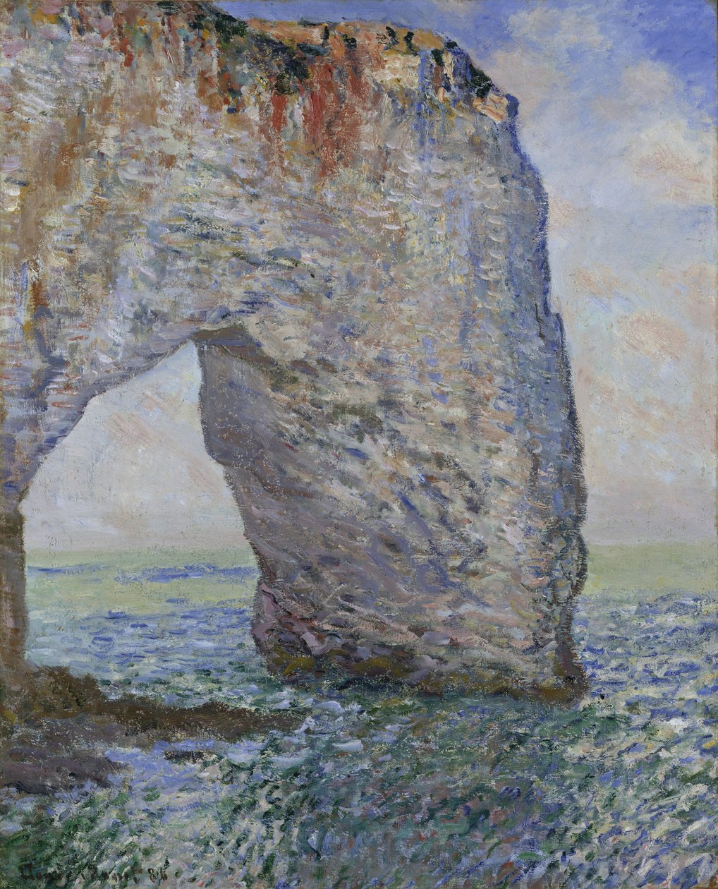 La Manneporte vicino a Étretat da Claude Monet