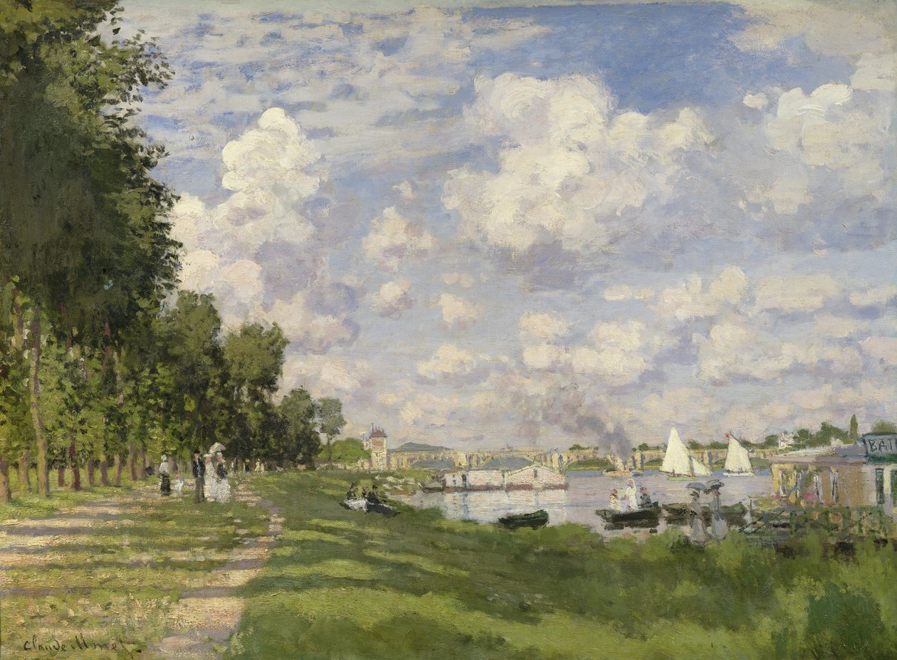 La Marina ad Argenteuil, 1872 da Claude Monet