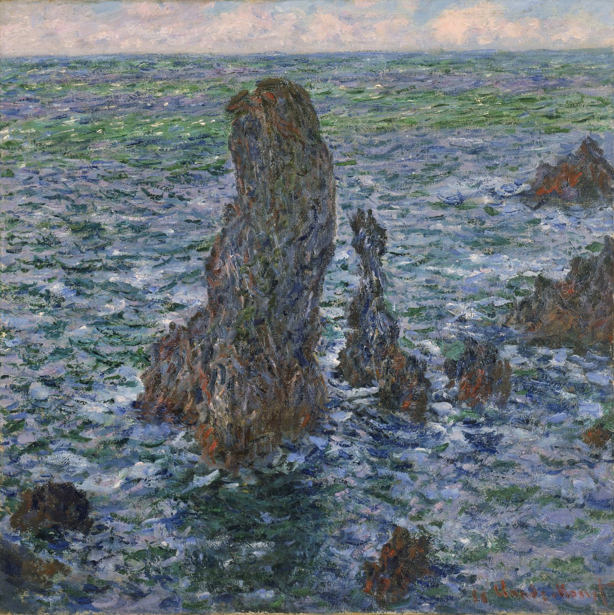 Le Piramidi di Port Coton da Claude Monet