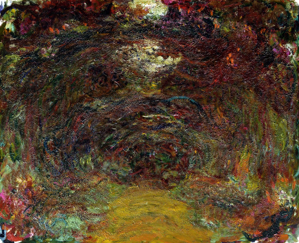 Il Sentiero delle Rose, 1920-22 da Claude Monet