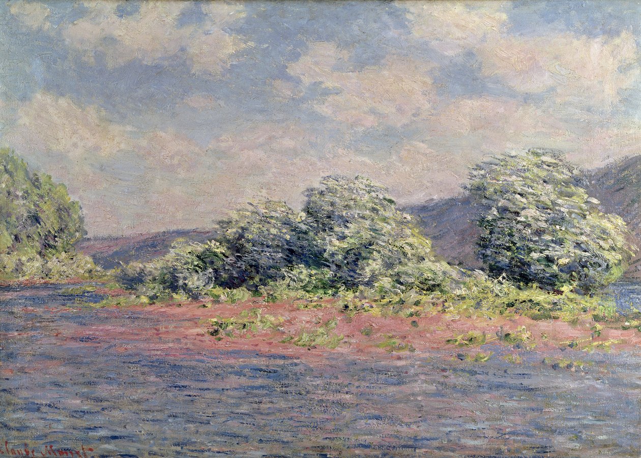 La Senna a Port-Villez, c.1890 da Claude Monet