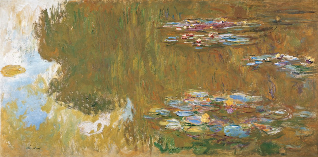 Lo stagno delle ninfee, c. 1917-19 da Claude Monet
