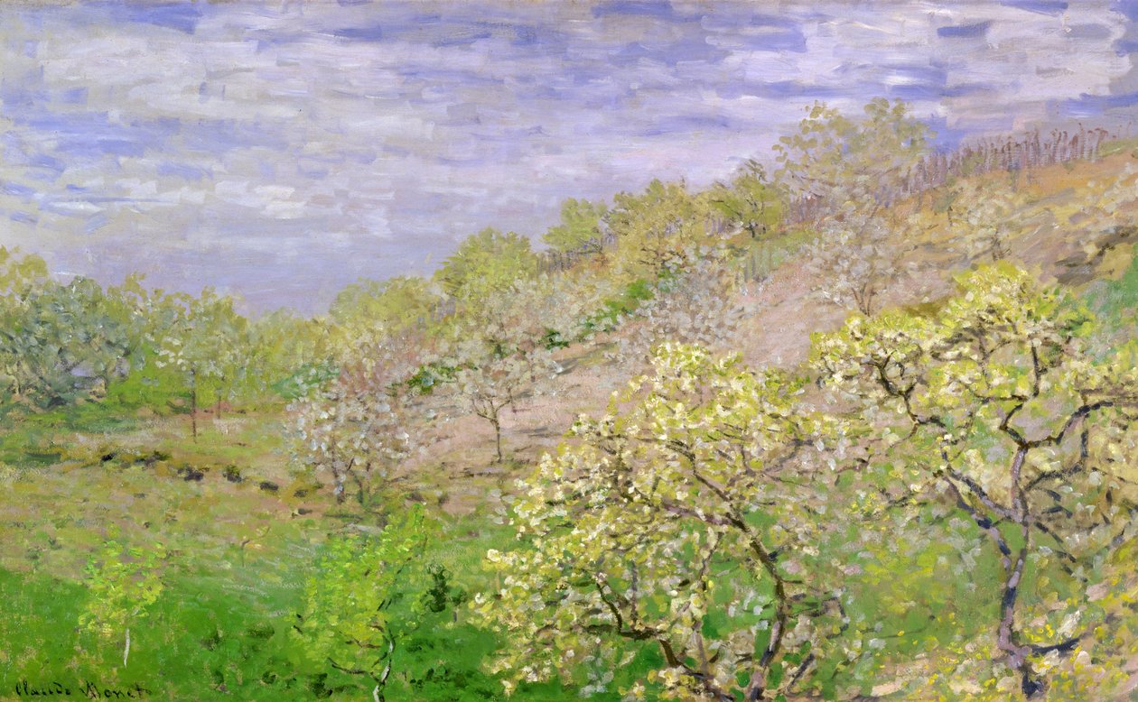 Alberi in fiore da Claude Monet