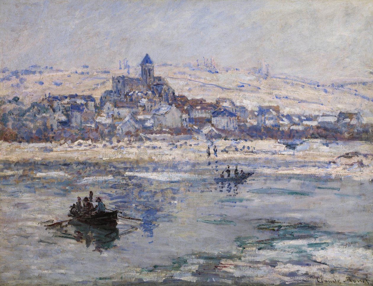 Vétheuil in inverno da Claude Monet