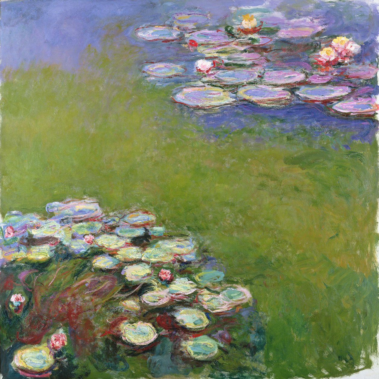 Ninfee, 1914-17 (dettaglio) da Claude Monet