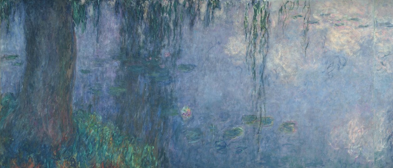 Ninfee: Mattina con salici piangenti (dettaglio) da Claude Monet