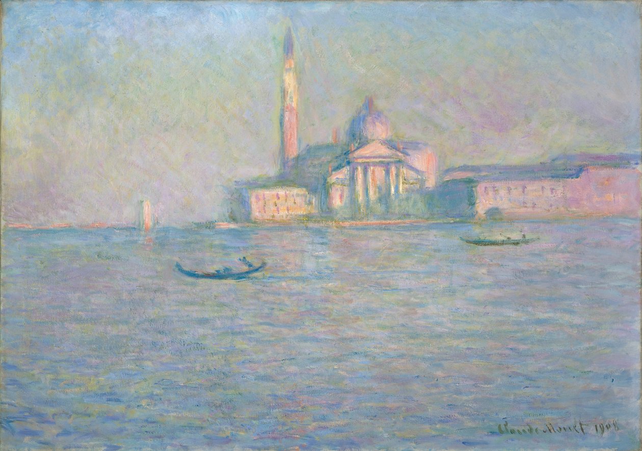 La Chiesa di San Giorgio Maggiore, Venezia da Claude Monet