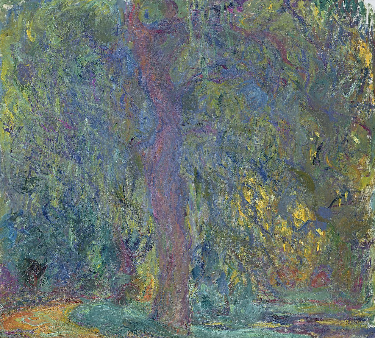 Salice piangente, 1918-19 da Claude Monet