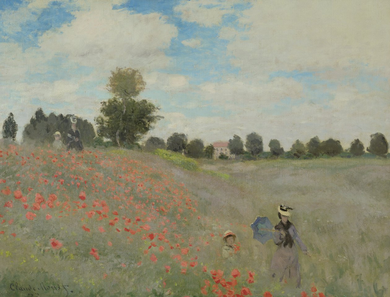 Papaveri selvatici, vicino ad Argenteuil da Claude Monet