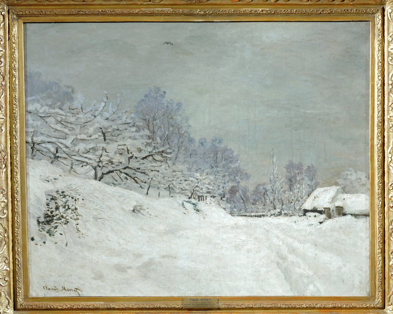 Intorno a Honfleur. Neve ... da Claude (follower of) Monet