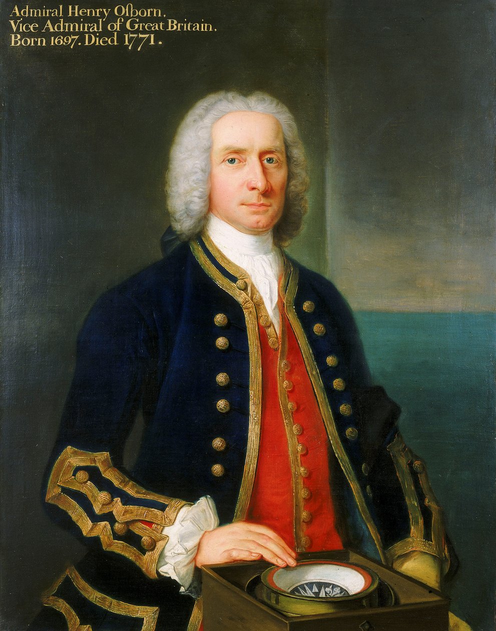 Capitano Henry Osborn (1697-1771) da Claude Arnulphy